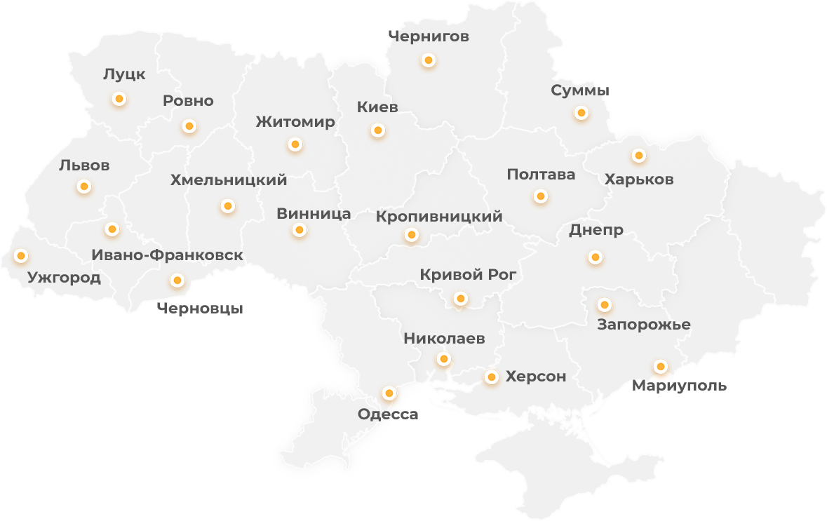 карта украины